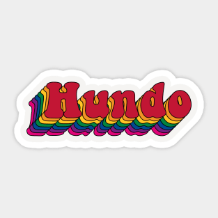 Hundo Sticker